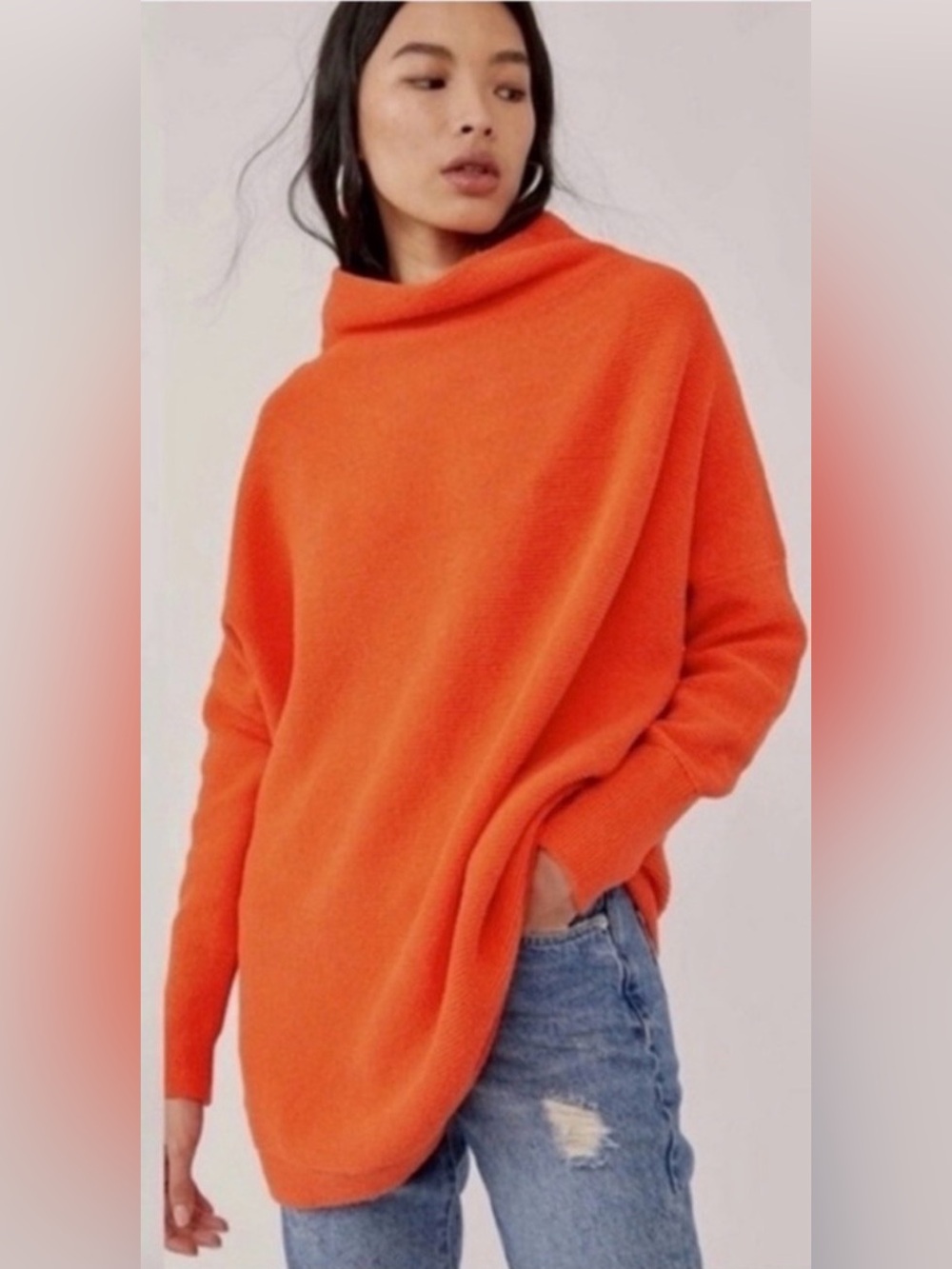 Free People Ottoman Slouchy Tunic Orange
